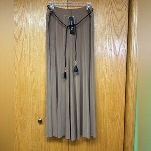 Joseph Ribkoff Taupe wide leg pant